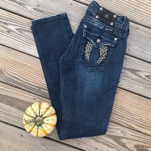 Miss Me Dark Wash Skinny Jeans